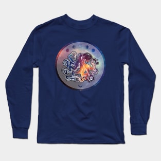 Space Octopus Long Sleeve T-Shirt